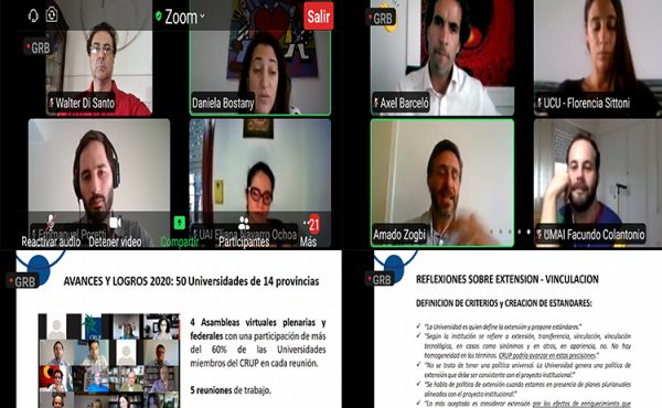 La UCALP en nueva reunión del CRUP sobre Extensión