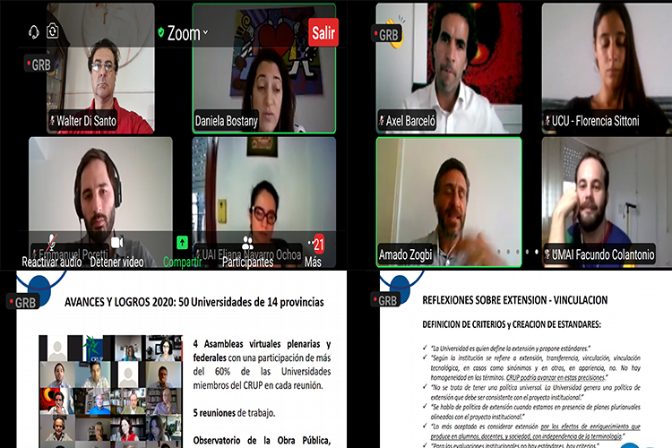 La UCALP en nueva reunión del CRUP sobre Extensión