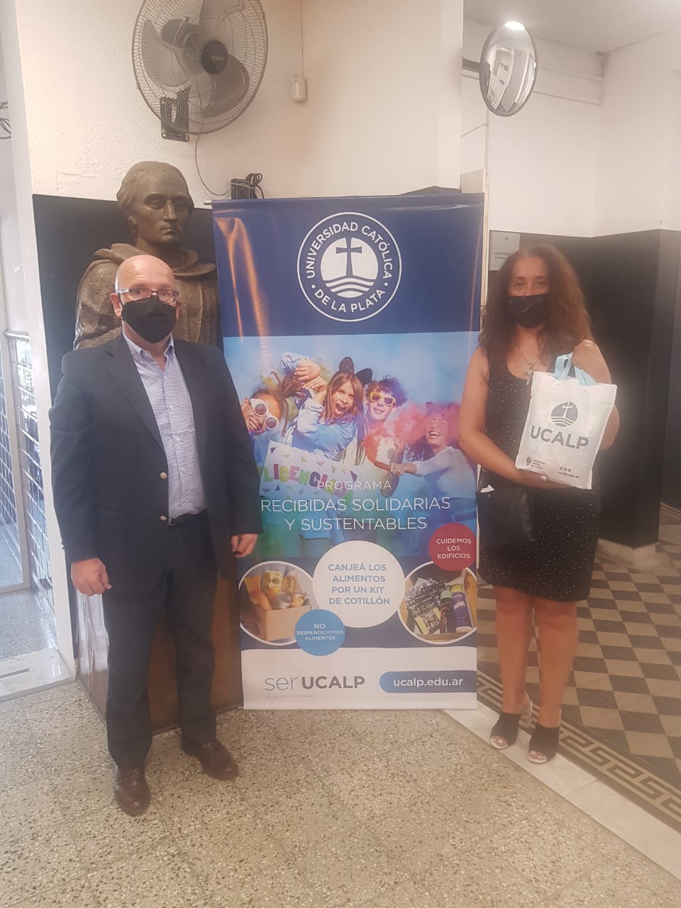 Alumnos se suman al Programa de Recibidas Solidarias y Sustentables