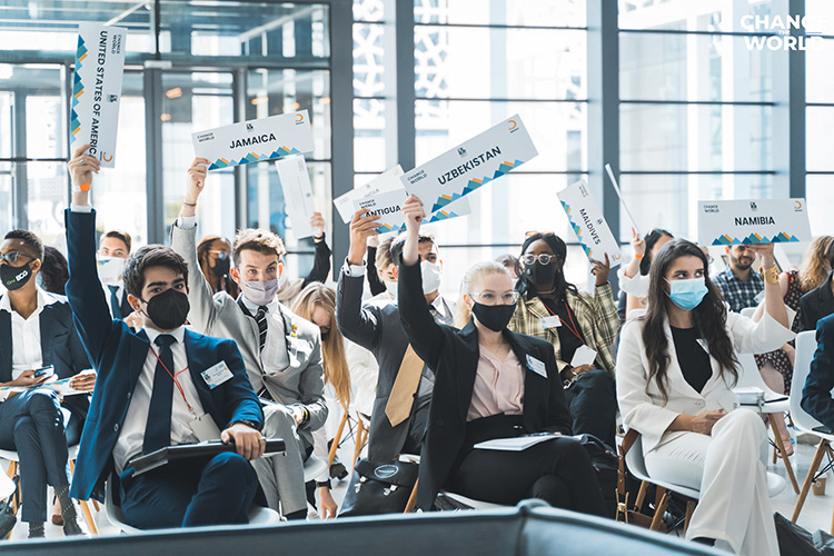 Un alumno de la UCALP en el Modelo de Naciones Unidas
