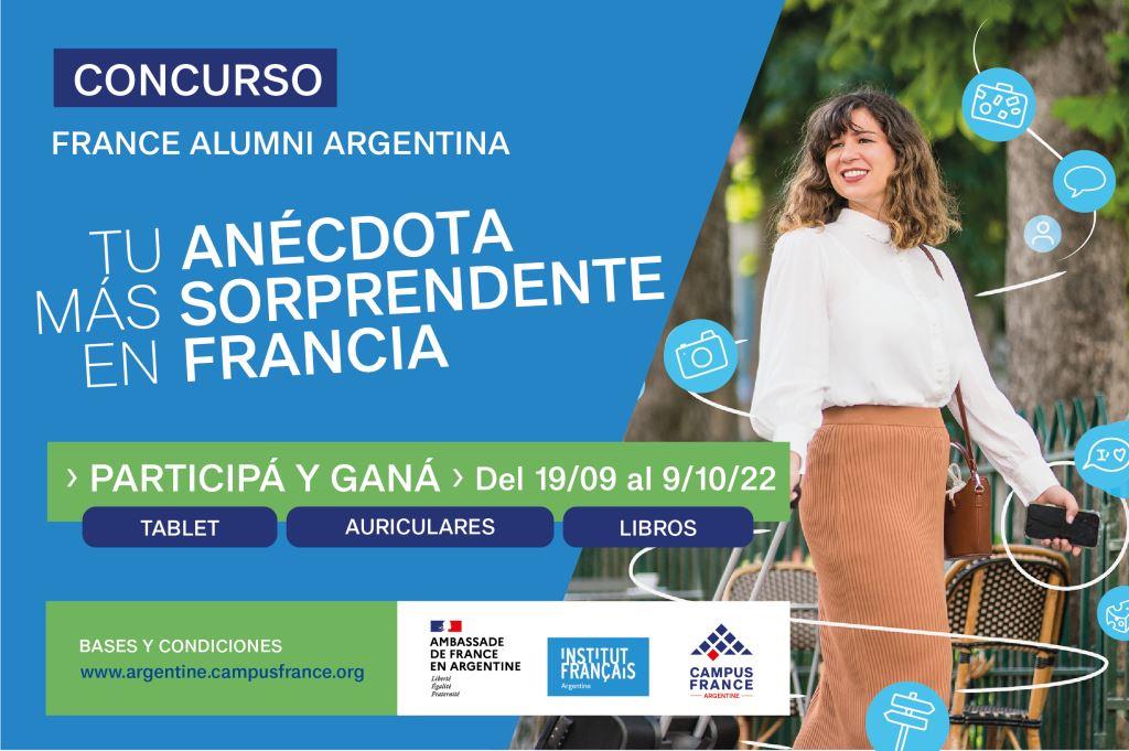 Concurso France Alumni 2022 – “Tu anécdota más sorprendente en Francia”