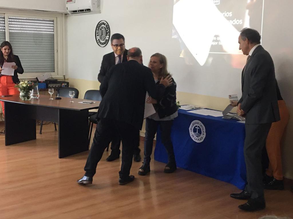 Emotivo homenaje a docentes de la Subsede Bernal UCALP