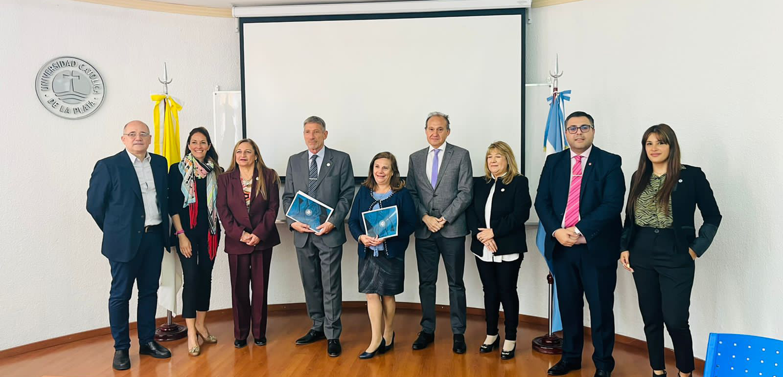 Importante convenio entre la UCALP y el Colegio de Martilleros de Quilmes