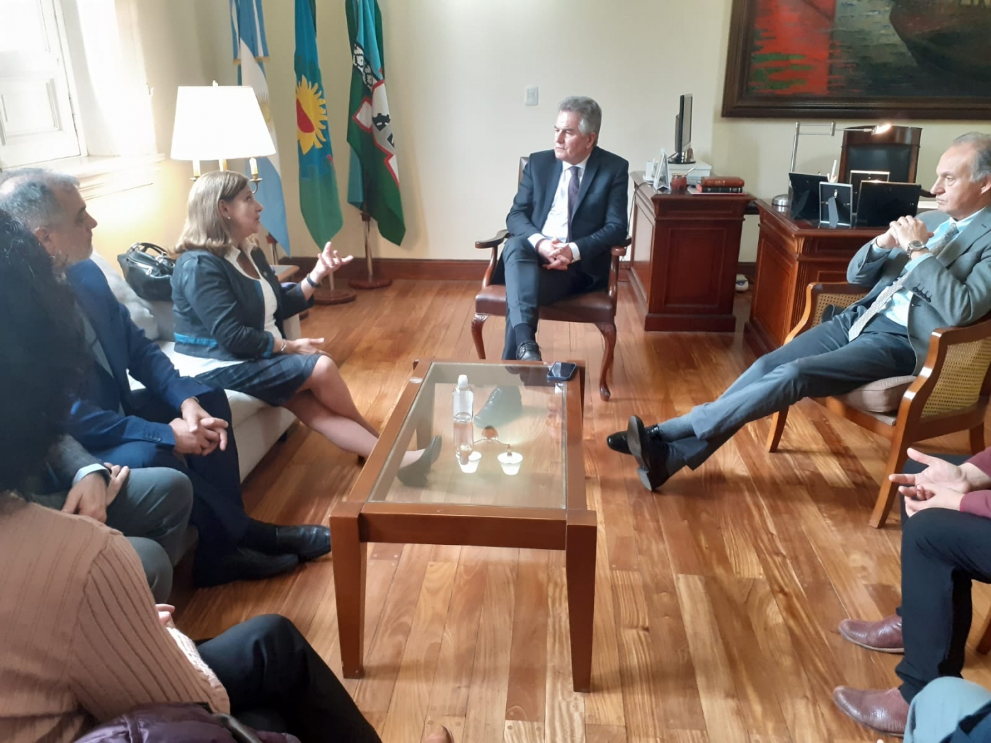 Visita de autoridades de la UCALP a la Sede Bahía Blanca