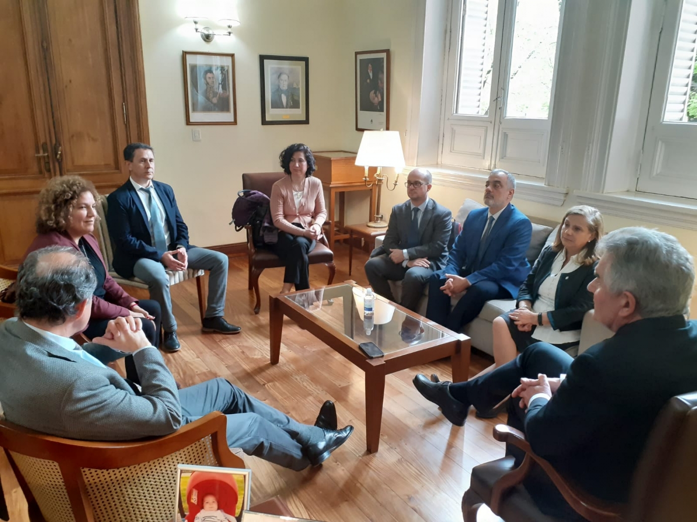 Visita de autoridades de la UCALP a la Sede Bahía Blanca