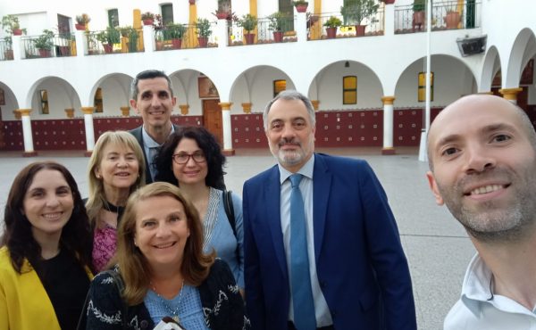 Visita de autoridades a la sede San Martín