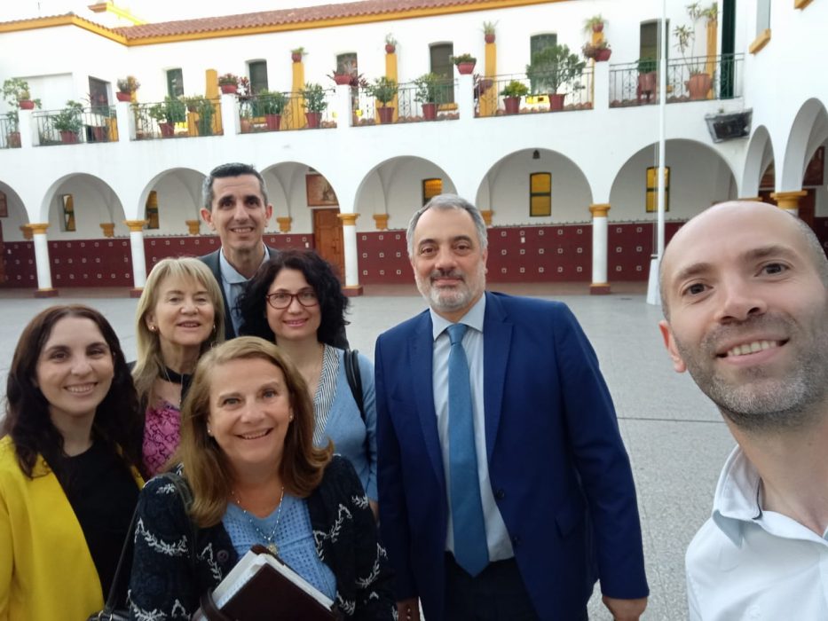 Visita de autoridades a la sede San Martín