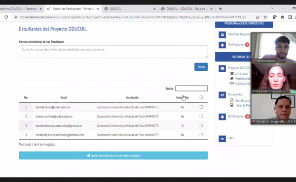 La Unidad de Relaciones Internacionales participó de la capacitación de ODUCOIL