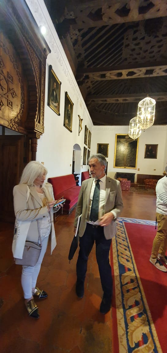 El Director del Museo de Arte Contemporáneo Beato Angélico de la UCALP, Dr. Walter Di Santo, fue recibido en el Rectorado de la Universidad de Granada, España 