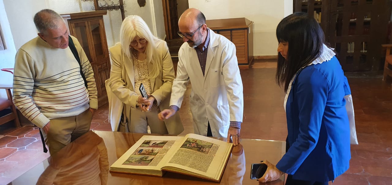 El Director del Museo de Arte Contemporáneo Beato Angélico de la UCALP, Dr. Walter Di Santo, fue recibido en el Rectorado de la Universidad de Granada, España 
