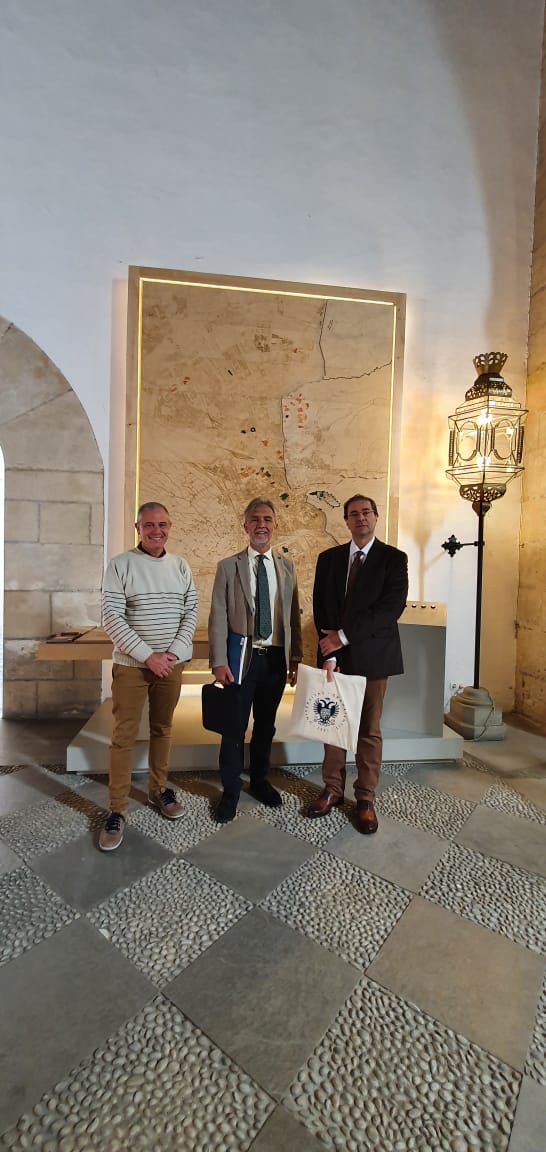 El Director del Museo de Arte Contemporáneo Beato Angélico de la UCALP, Dr. Walter Di Santo, fue recibido en el Rectorado de la Universidad de Granada, España 