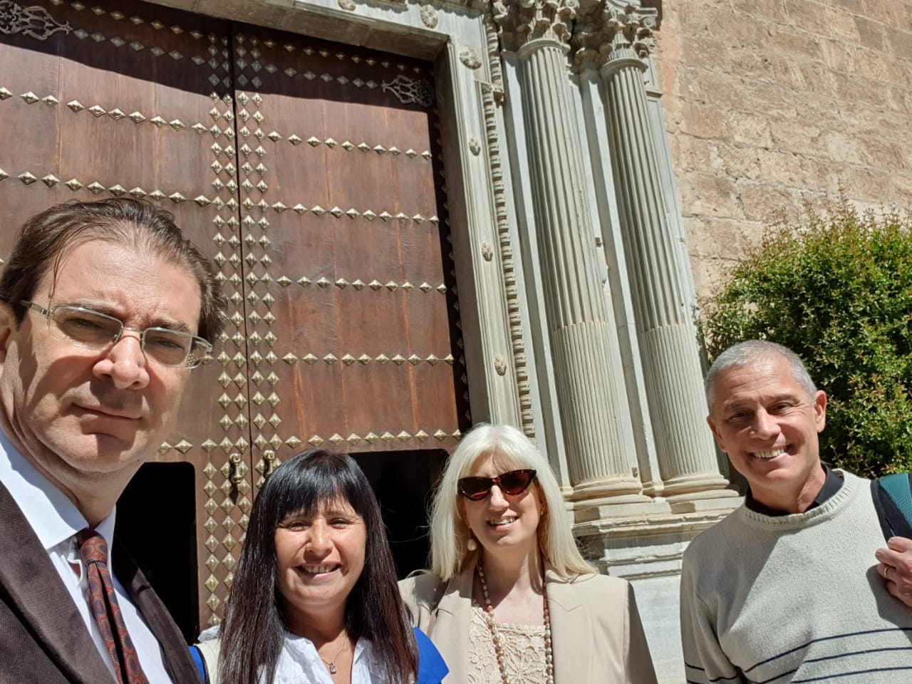 El Director del Museo de Arte Contemporáneo Beato Angélico de la UCALP, Dr. Walter Di Santo, fue recibido en el Rectorado de la Universidad de Granada, España 