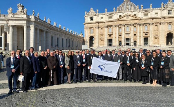 La ODUCAL junto al Papa Francisco