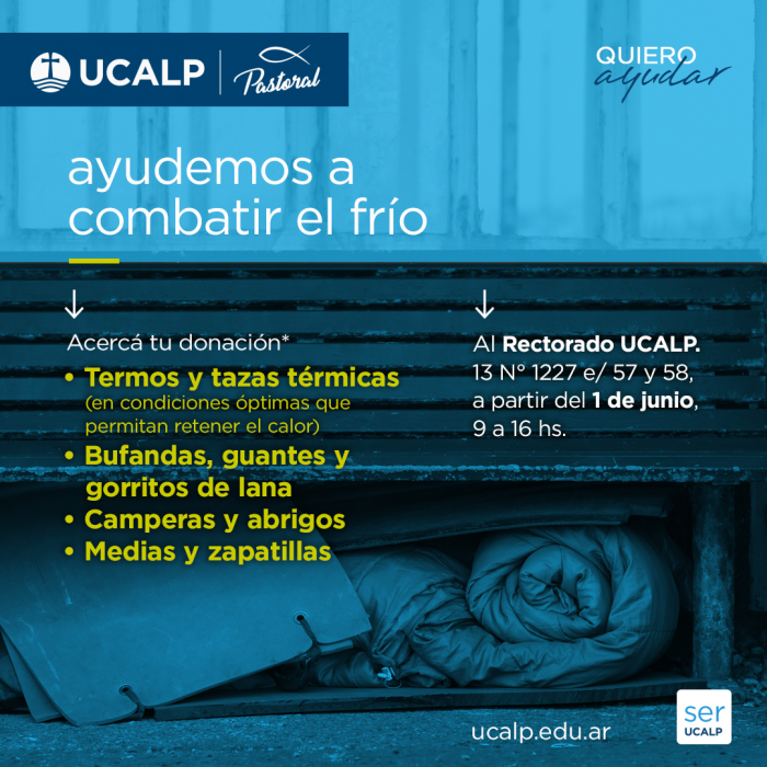 Colecta UCALP “Ayudemos a combatir el frío”