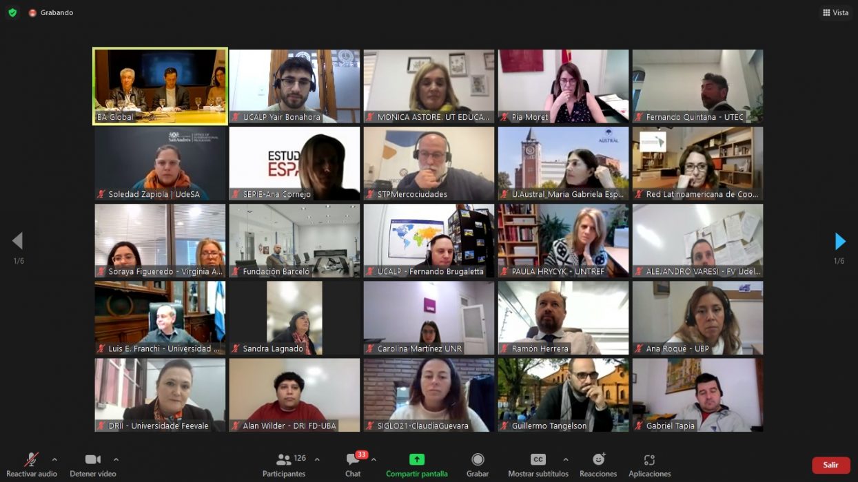 “La internacionalización de la educación superior como buena práctica para el desarrollo local”