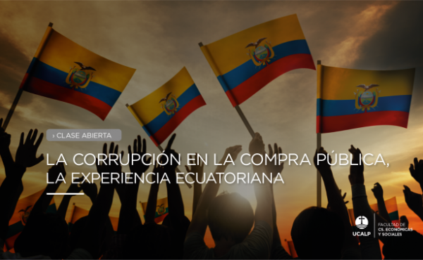 Se llevó a cabo la charla abierta “La corrupción en la compra pública, la experiencia ecuatoriana”