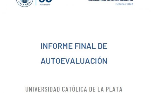 Se envió a CONEAU el Informe de Autoevaluación