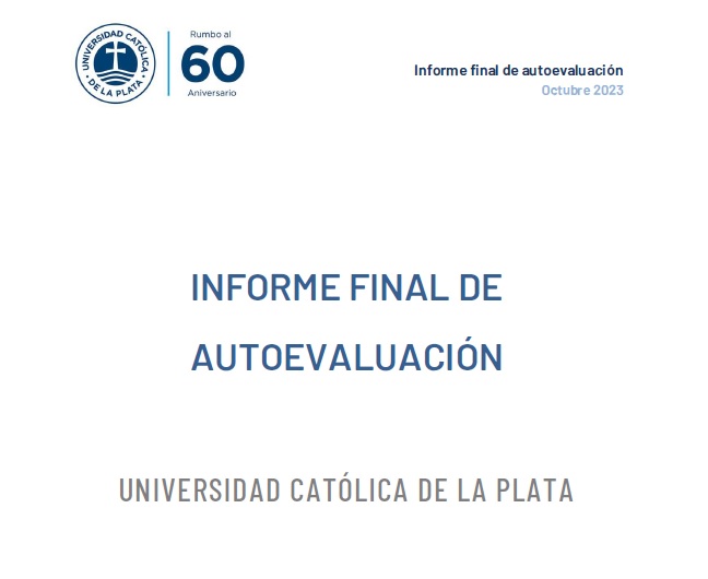 Se envió a CONEAU el Informe de Autoevaluación