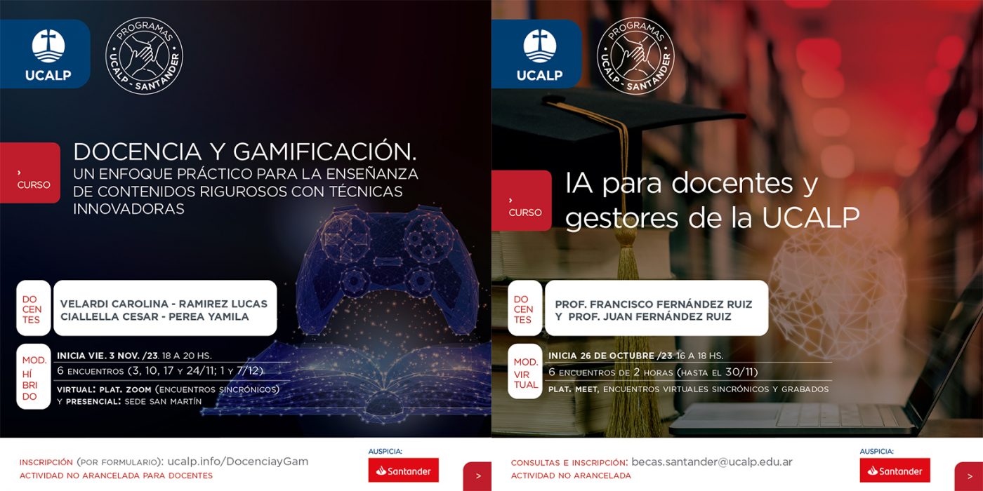Cierre de cursos Mecenazgo Santander – UCALP