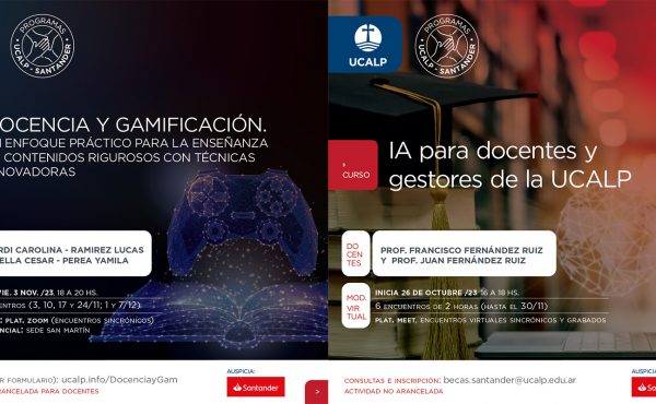 Cierre de cursos Mecenazgo Santander – UCALP