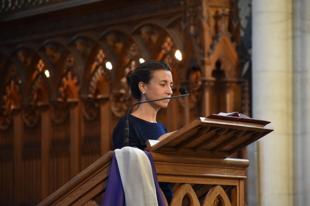 Junto a Monseñor Mestre celebramos la misa por el 60 aniversario de la UCALP