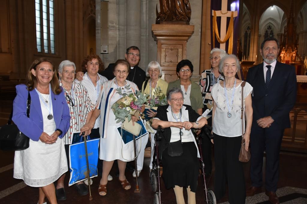 Junto a Monseñor Mestre celebramos la misa por el 60 aniversario de la UCALP