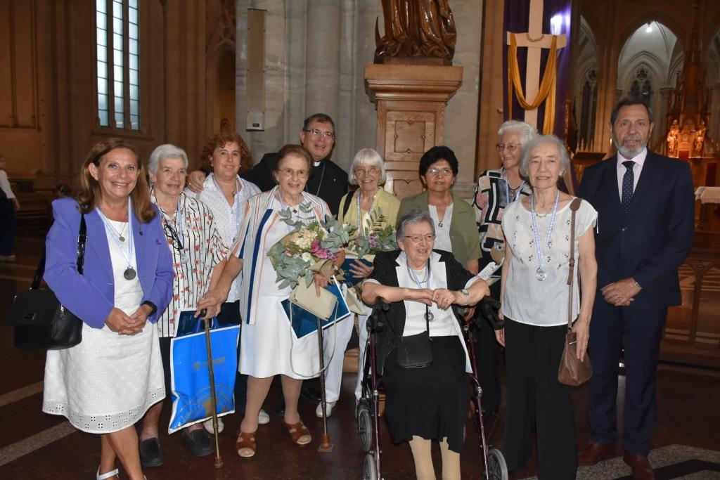 Junto a Monseñor Mestre celebramos la misa por el 60 aniversario de la UCALP