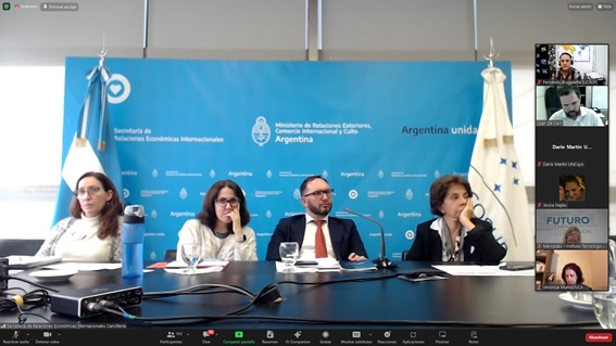 La URI en la convocatoria de la Secretaria de Relaciones Económicas del Ministerio de Relaciones Exteriores