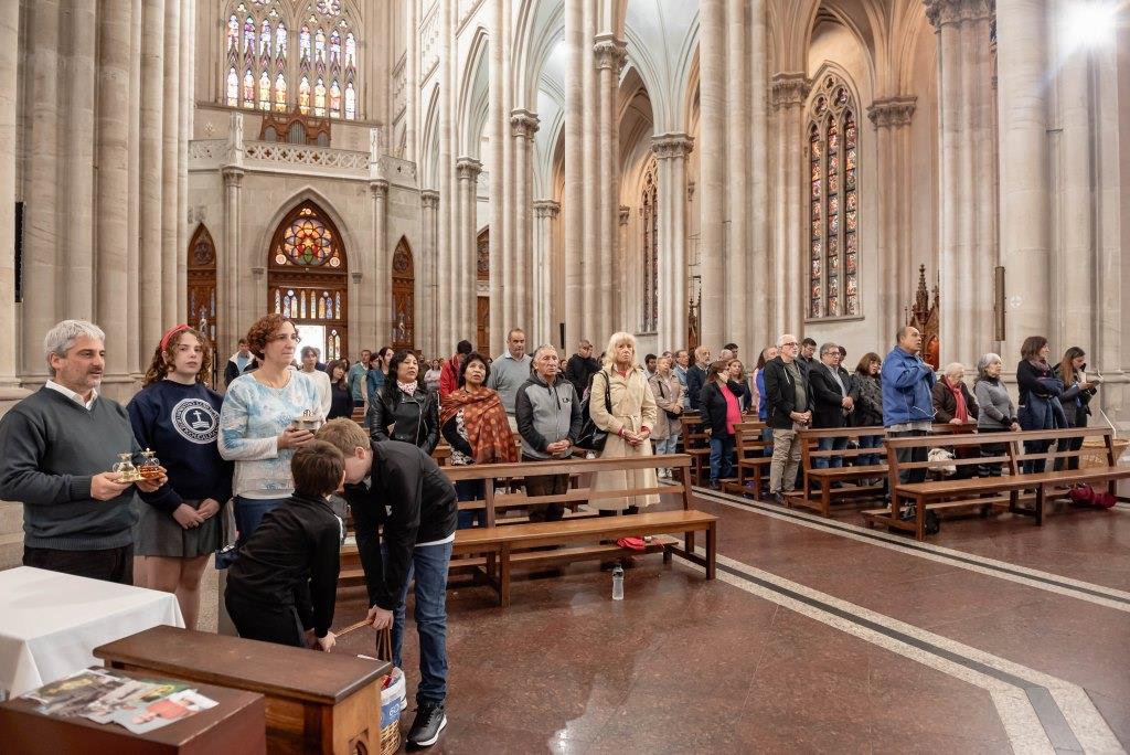 Misa en el marco de los 60 años con la participación de los colegios UCALP