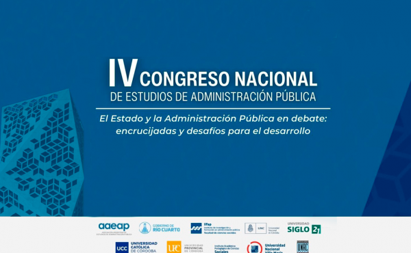 Invitación a participar del IV Congreso Nacional de Estudios de Administración Pública
