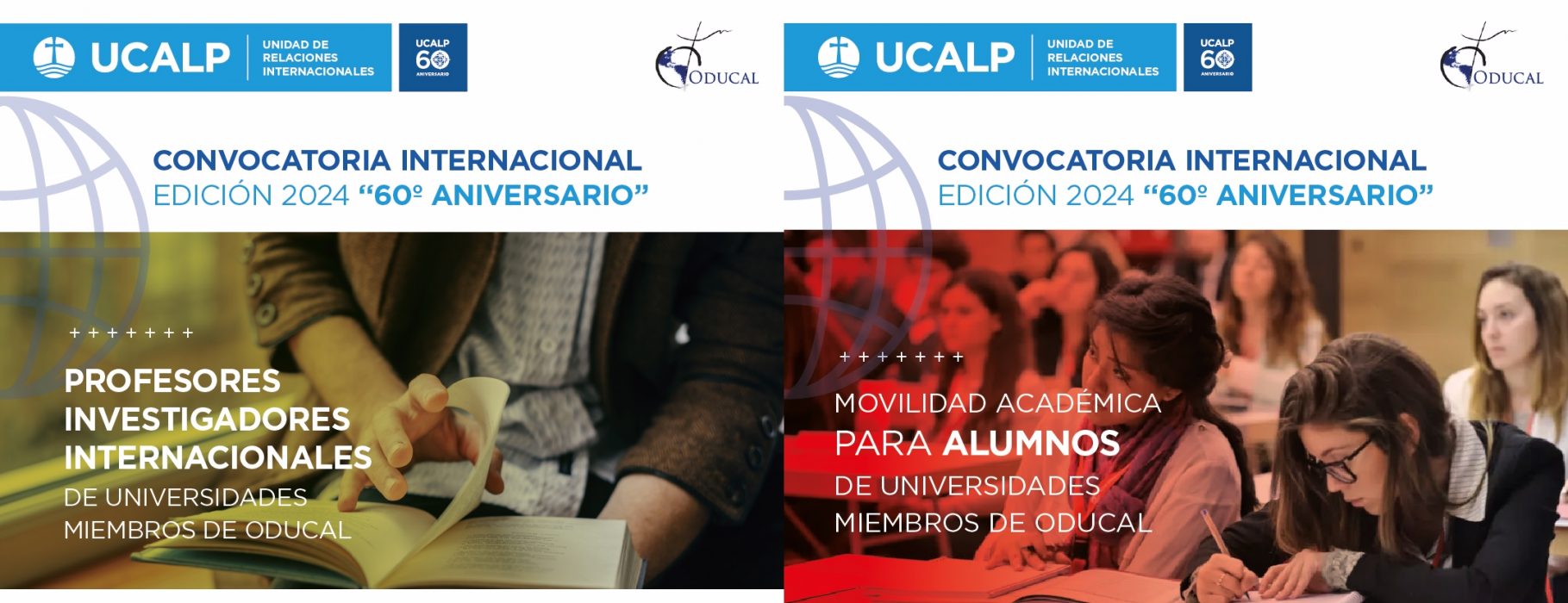 La UCALP lanza la edición 2024  de la Convocatoria Internacional de Movilidad para Profesores Investigadores y Alumnos