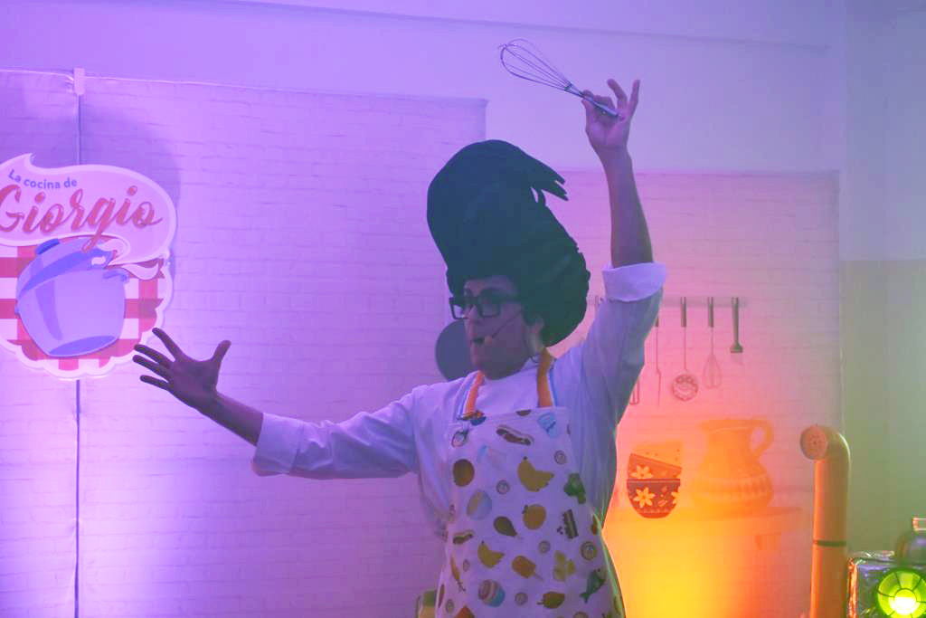 Colegio Estrada teatro y cocina para una alimentación saludable