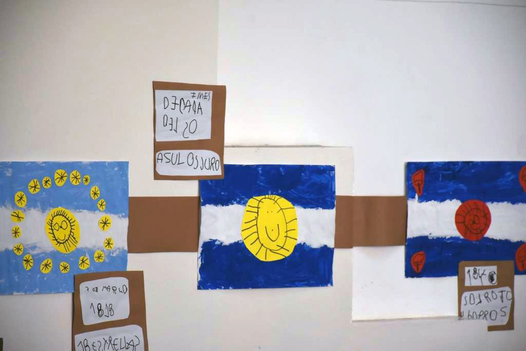 El Jardín Estrada celebró el Día de la Bandera