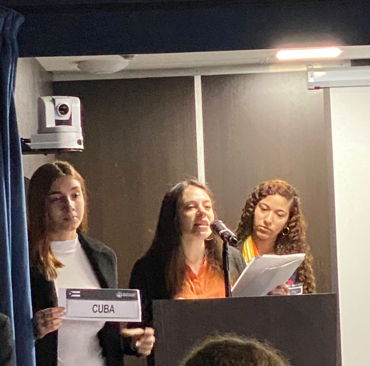 Alumnos de los colegios participaron del simulacro ONU 