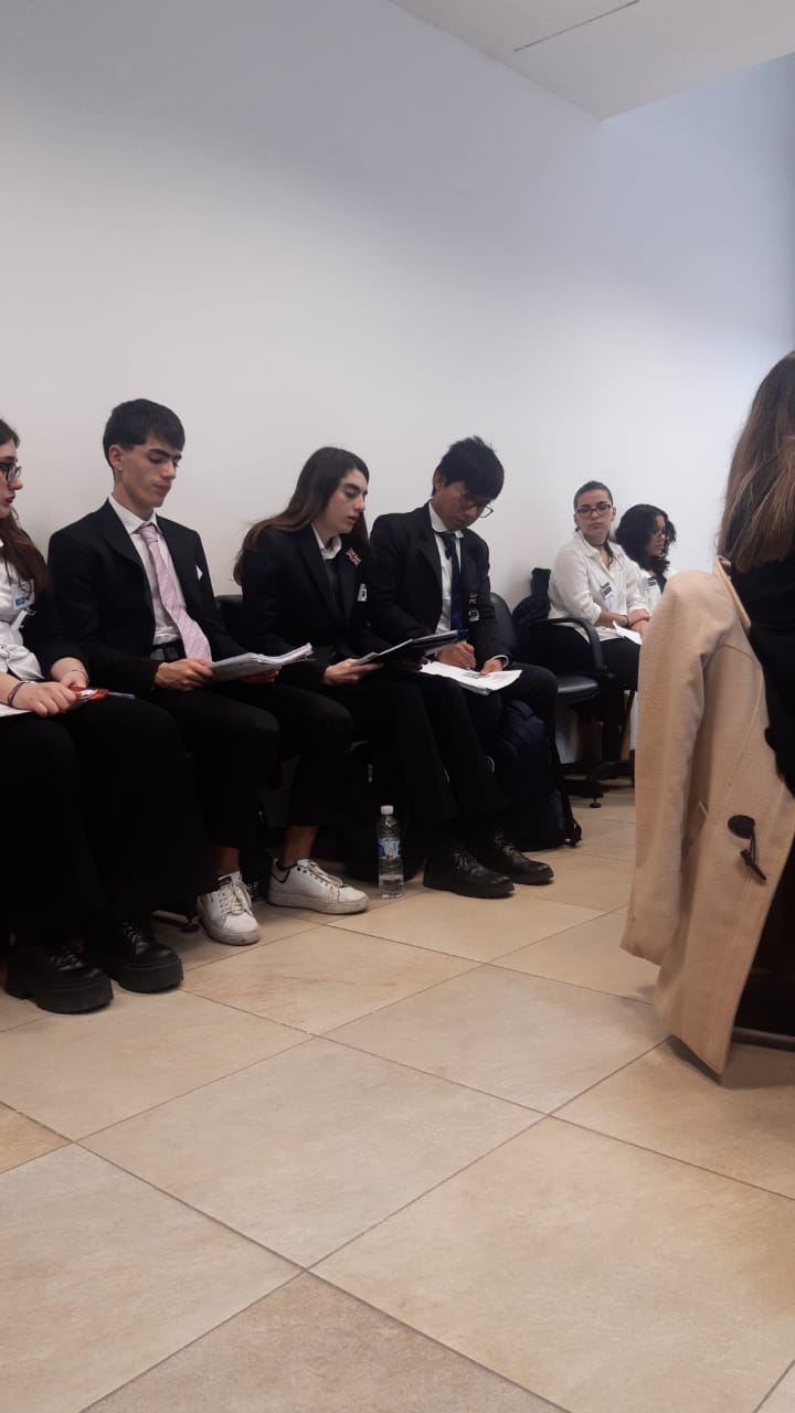 Alumnos de los colegios participaron del simulacro ONU 
