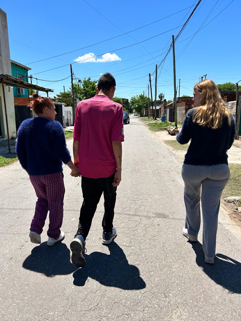 Caminata por el barrio Formalización Laboral y Voluntariado