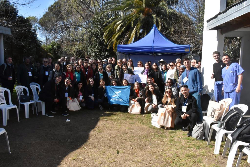 Representantes de universidades del mundo en una visita especial a la UCALP