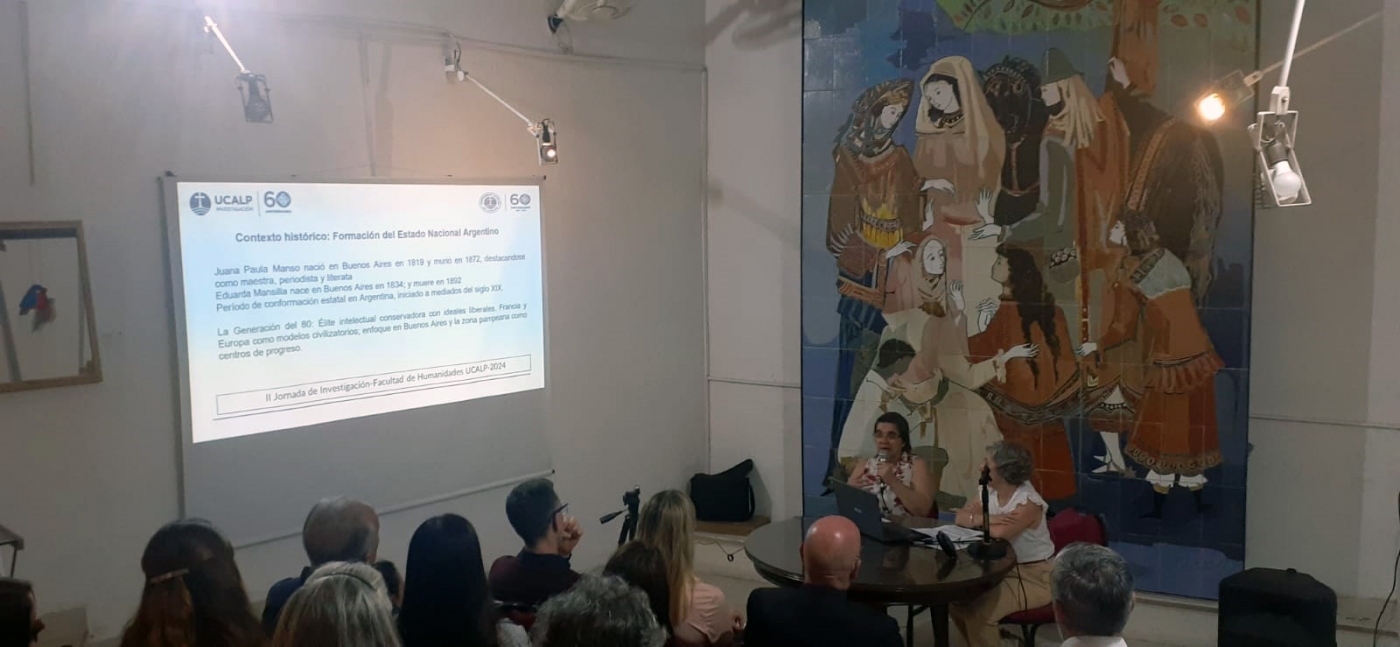 Alumnos y docentes de Humanidades presentaron proyectos de investigación