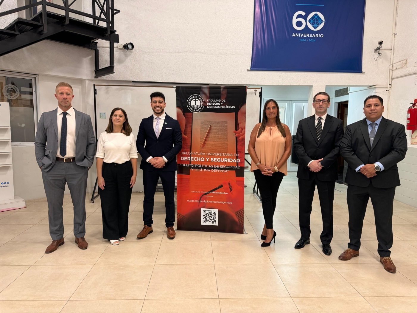 Entregan certificados de Diplomatura Internacional en Derecho y Seguridad