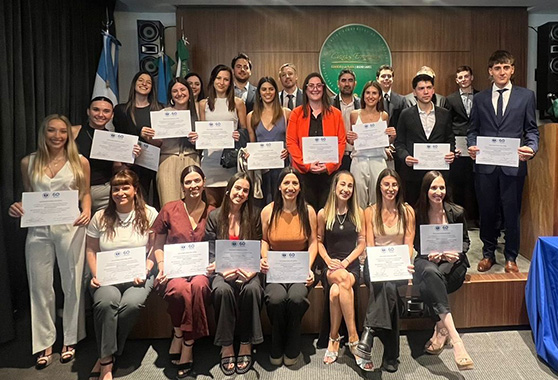 Recibieron diplomas los egresados de Ciencias Económicas y Sociales