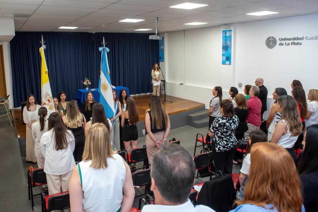 Acto de colación en Bahía Blanca 