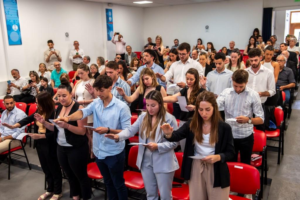 Acto de colación en Bahía Blanca 