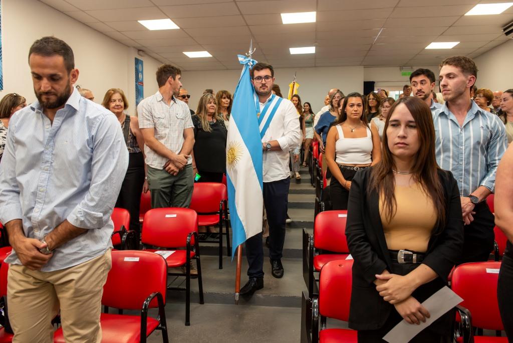 Acto de colación en Bahía Blanca 
