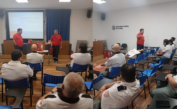 Capacitan a personal de seguridad de la UCALP