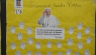 Emotivo homenaje de los alumnos del Colegio Estrada al Papa Francisco