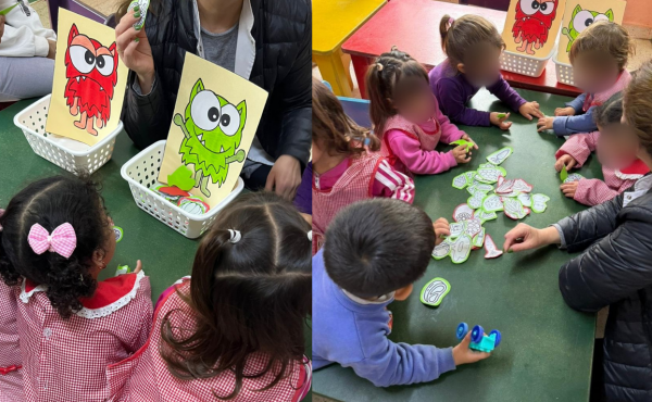 Aprendiendo a comer sano con juegos en El Palihue