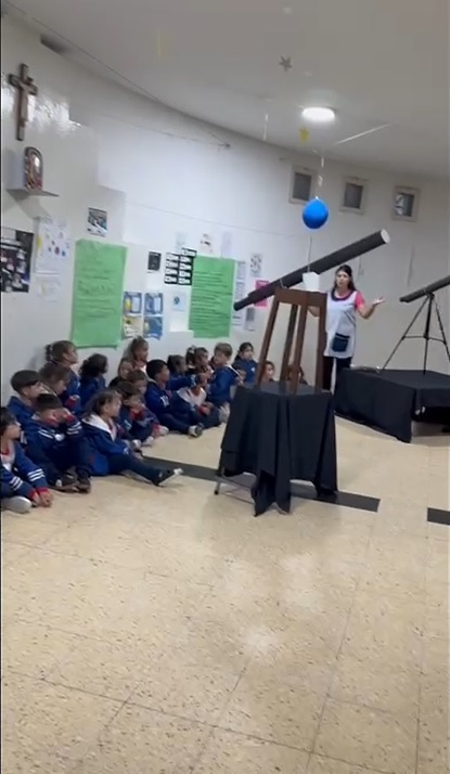 Los niños del Jardín Estrada compartieron su experiencia en el Planetario