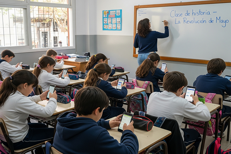 La pregunta “¿celular en la escuela, sí o no?” no puede resolverse con un “todo o nada”