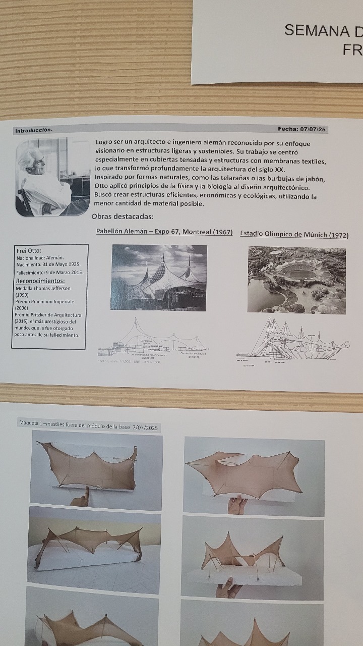 Arquitectura homenajeó a Frei Otto con una muestra en el Museo Beato Angélico 