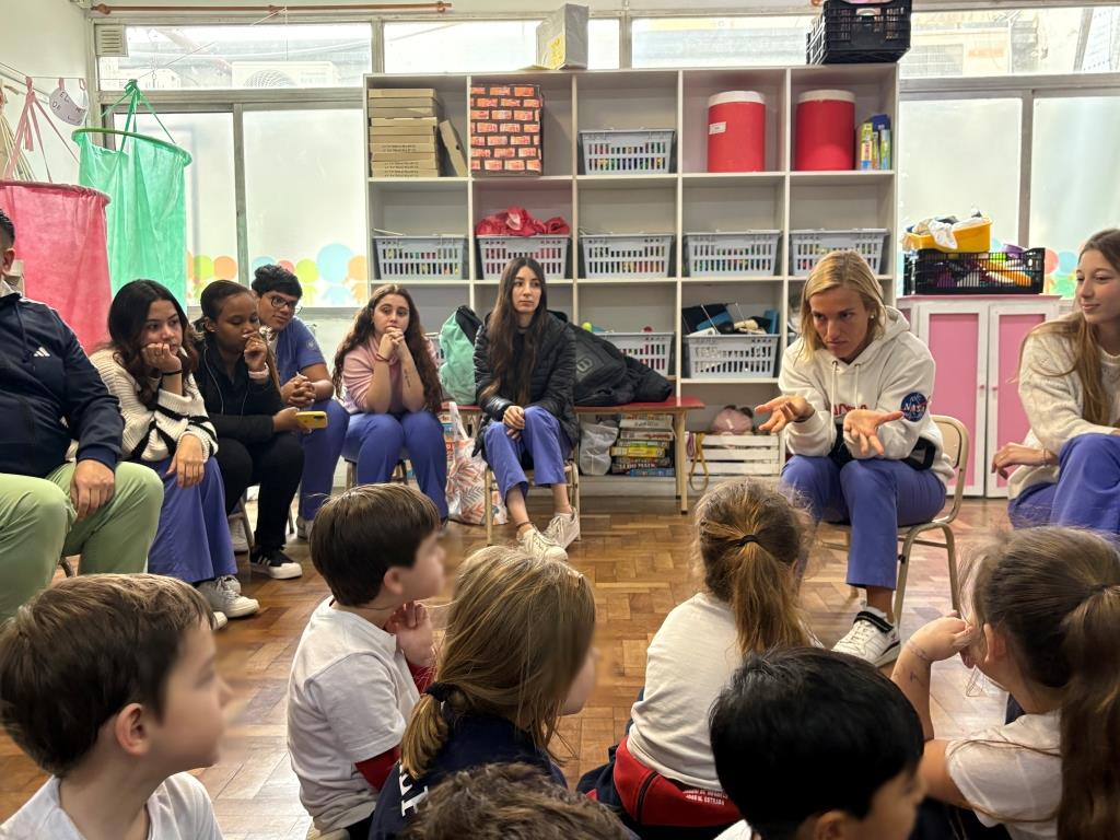 Estudiantes de Odontología realizaron una jornada de educación para la salud en el jardín Estrada